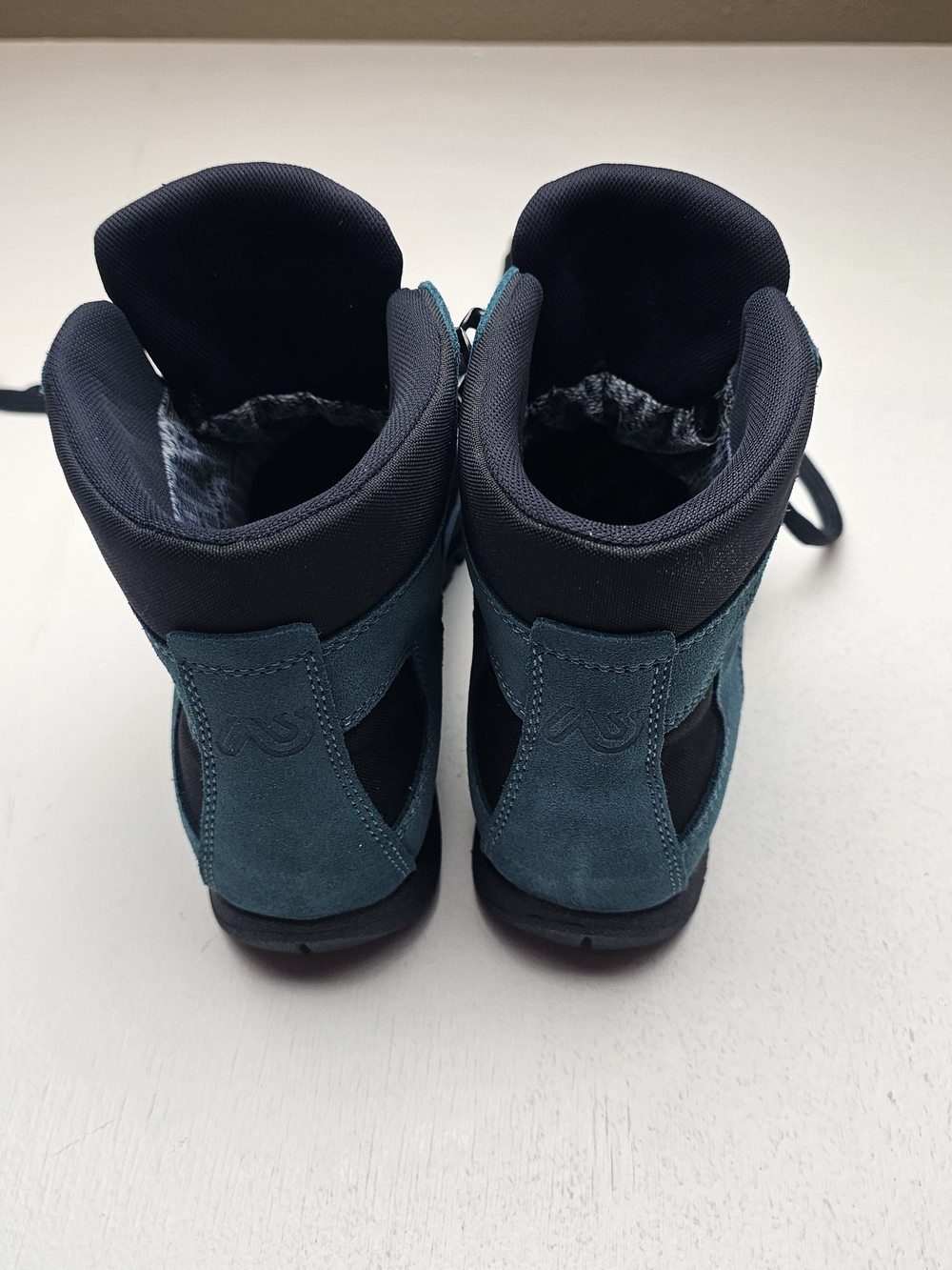 Asolo Men's Navy and Teal Hiking Boots Size 8.5 - Picture 6 of 6